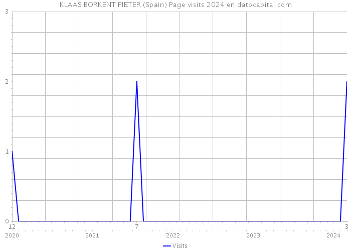 KLAAS BORKENT PIETER (Spain) Page visits 2024 