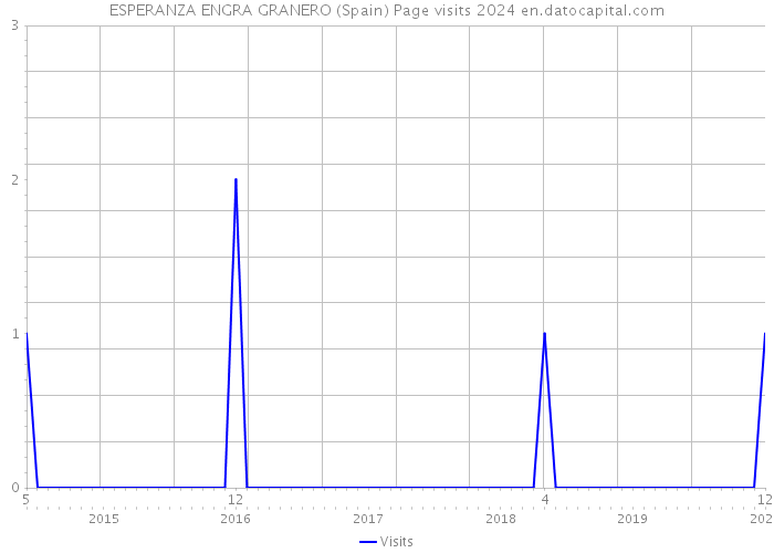 ESPERANZA ENGRA GRANERO (Spain) Page visits 2024 