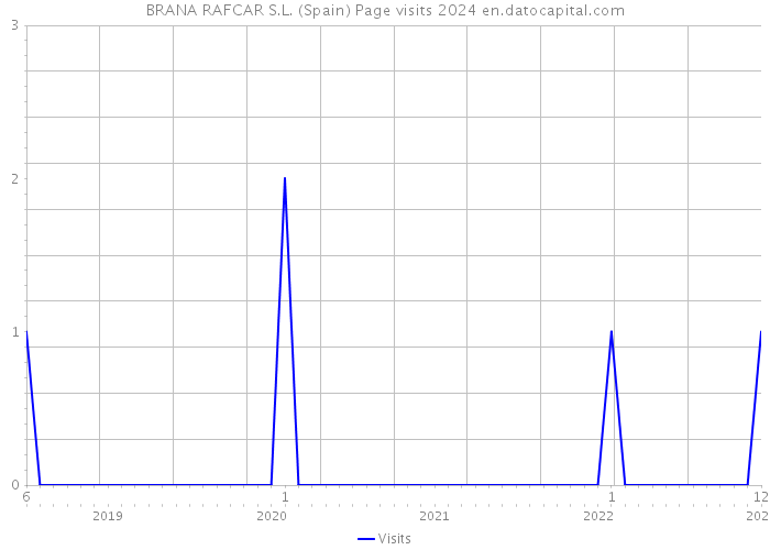 BRANA RAFCAR S.L. (Spain) Page visits 2024 