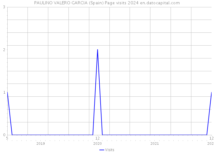 PAULINO VALERO GARCIA (Spain) Page visits 2024 
