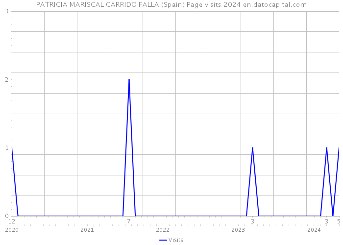 PATRICIA MARISCAL GARRIDO FALLA (Spain) Page visits 2024 