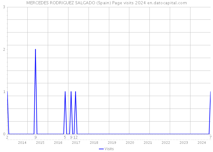 MERCEDES RODRIGUEZ SALGADO (Spain) Page visits 2024 