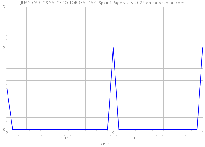 JUAN CARLOS SALCEDO TORREALDAY (Spain) Page visits 2024 
