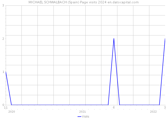 MICHAEL SCHWALBACH (Spain) Page visits 2024 