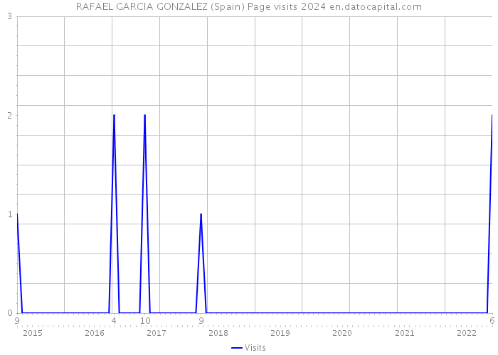 RAFAEL GARCIA GONZALEZ (Spain) Page visits 2024 