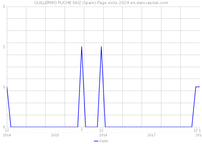 GUILLERMO PUCHE SAIZ (Spain) Page visits 2024 