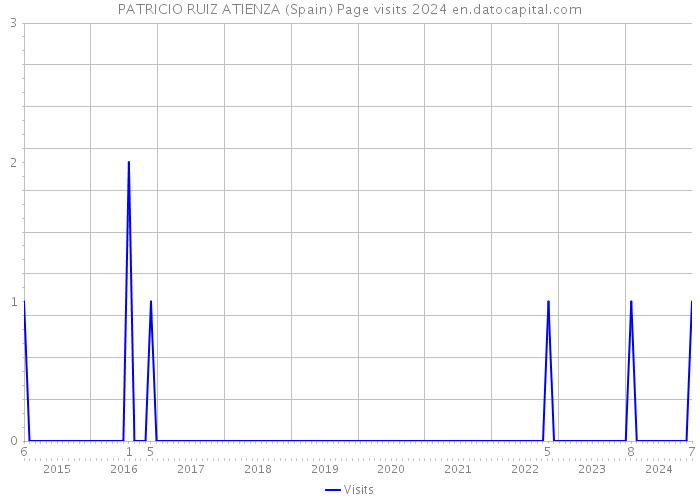 PATRICIO RUIZ ATIENZA (Spain) Page visits 2024 