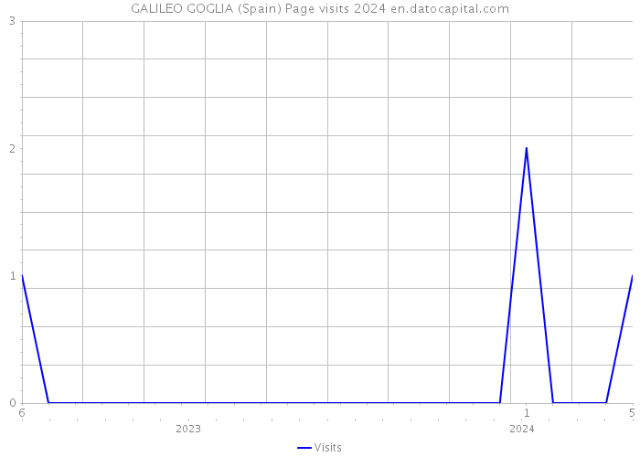 GALILEO GOGLIA (Spain) Page visits 2024 