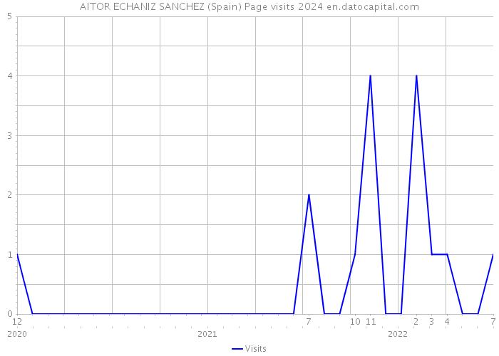 AITOR ECHANIZ SANCHEZ (Spain) Page visits 2024 