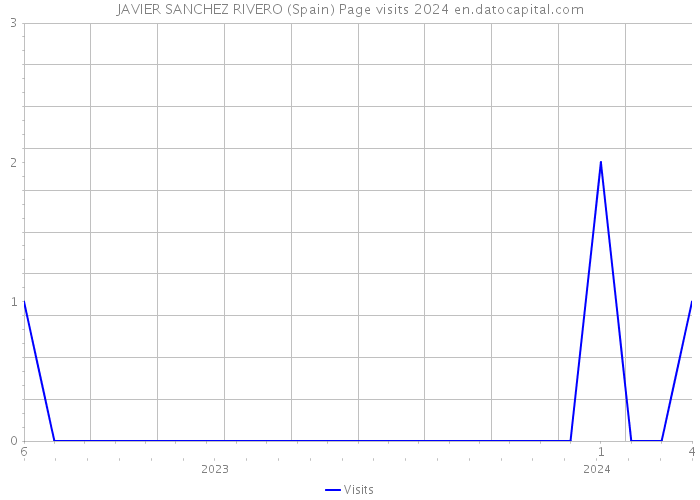 JAVIER SANCHEZ RIVERO (Spain) Page visits 2024 