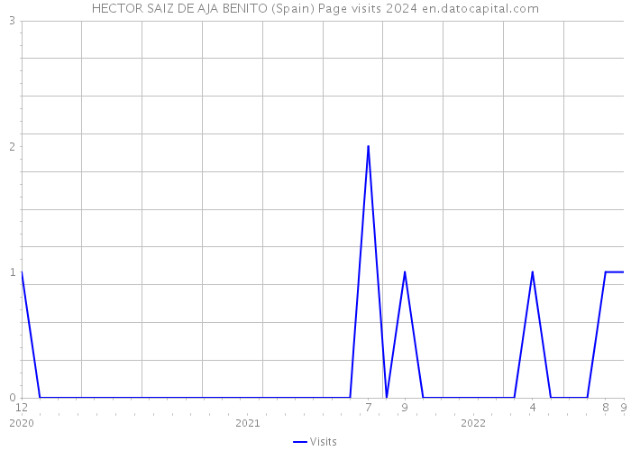 HECTOR SAIZ DE AJA BENITO (Spain) Page visits 2024 