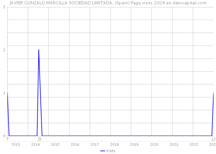 JAVIER GONZALO MARCILLA SOCIEDAD LIMITADA. (Spain) Page visits 2024 