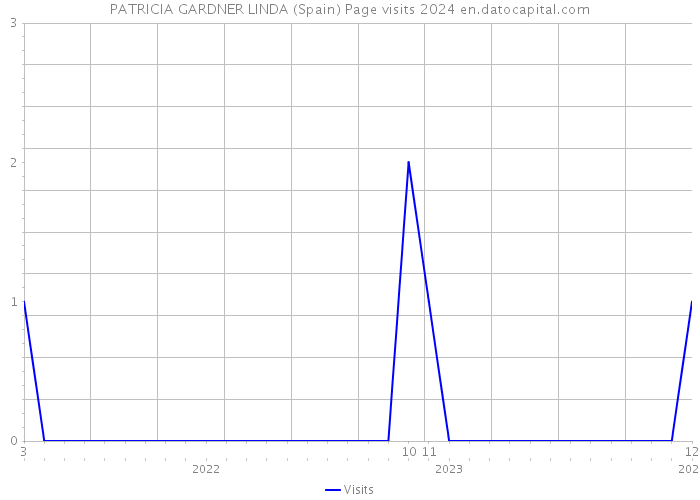 PATRICIA GARDNER LINDA (Spain) Page visits 2024 