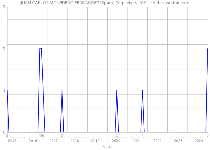 JUAN CARLOS MONEDERO FERNANDEZ (Spain) Page visits 2024 