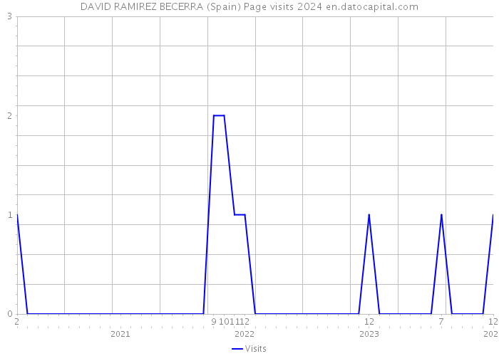 DAVID RAMIREZ BECERRA (Spain) Page visits 2024 