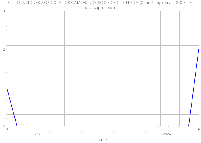 EXPLOTACIONES AGRICOLA LOS CAMPESINOS SOCIEDAD LIMITADA (Spain) Page visits 2024 