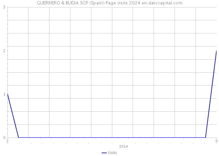 GUERRERO & BUDIA SCP (Spain) Page visits 2024 