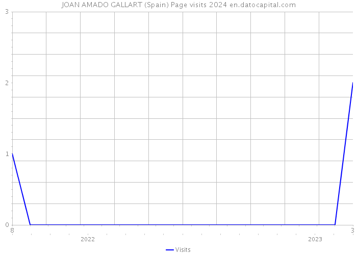 JOAN AMADO GALLART (Spain) Page visits 2024 