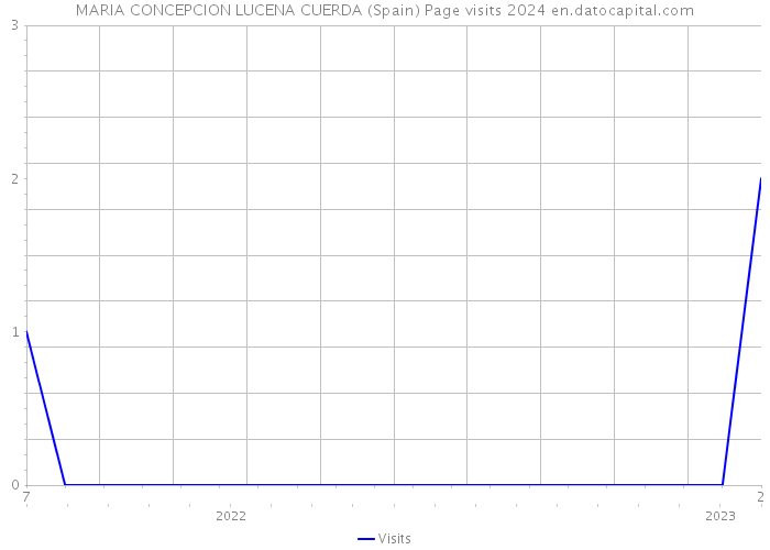 MARIA CONCEPCION LUCENA CUERDA (Spain) Page visits 2024 