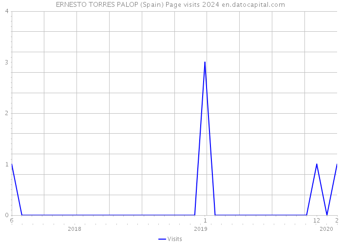 ERNESTO TORRES PALOP (Spain) Page visits 2024 