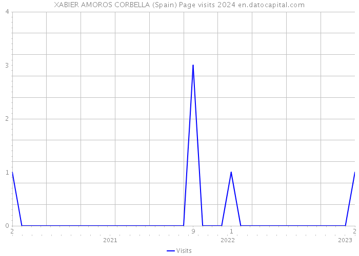 XABIER AMOROS CORBELLA (Spain) Page visits 2024 