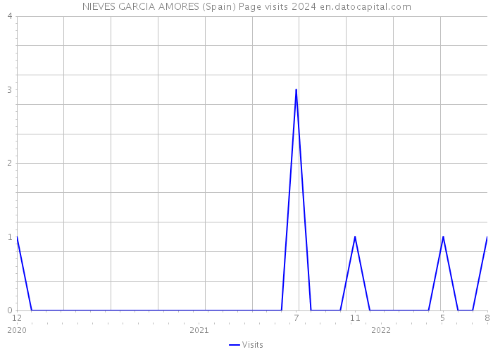 NIEVES GARCIA AMORES (Spain) Page visits 2024 
