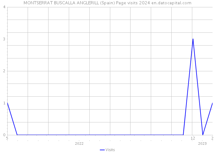 MONTSERRAT BUSCALLA ANGLERILL (Spain) Page visits 2024 