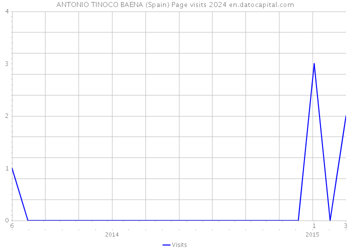 ANTONIO TINOCO BAENA (Spain) Page visits 2024 