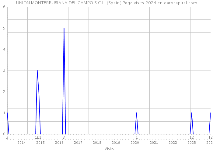 UNION MONTERRUBIANA DEL CAMPO S.C.L. (Spain) Page visits 2024 
