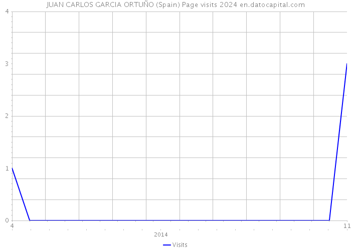 JUAN CARLOS GARCIA ORTUÑO (Spain) Page visits 2024 