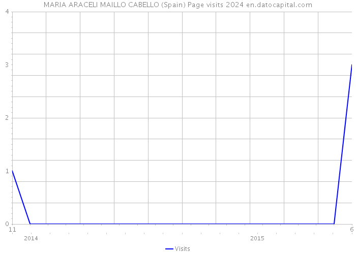 MARIA ARACELI MAILLO CABELLO (Spain) Page visits 2024 