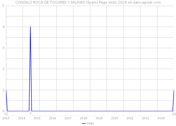 GONZALO ROCA DE TOGORES Y SALINAS (Spain) Page visits 2024 