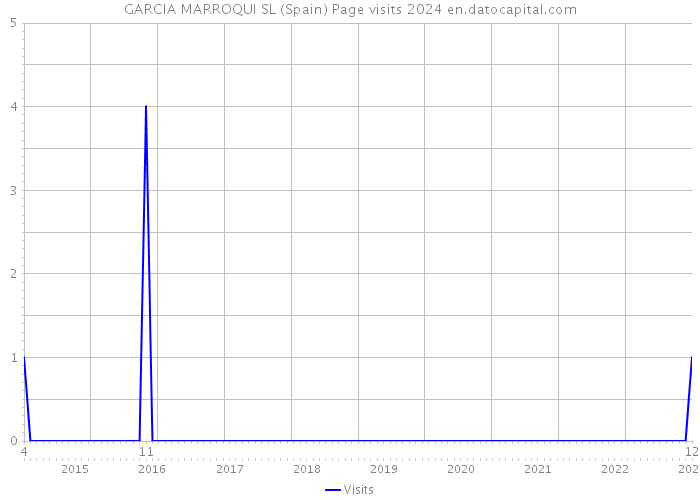 GARCIA MARROQUI SL (Spain) Page visits 2024 