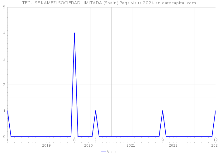 TEGUISE KAMEZI SOCIEDAD LIMITADA (Spain) Page visits 2024 