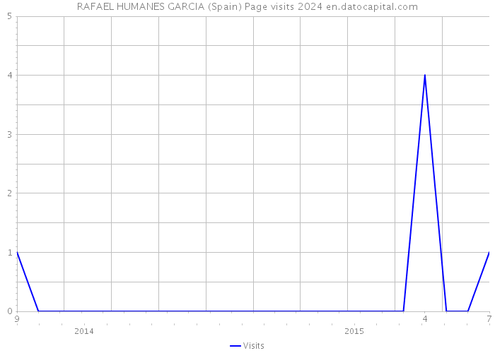 RAFAEL HUMANES GARCIA (Spain) Page visits 2024 