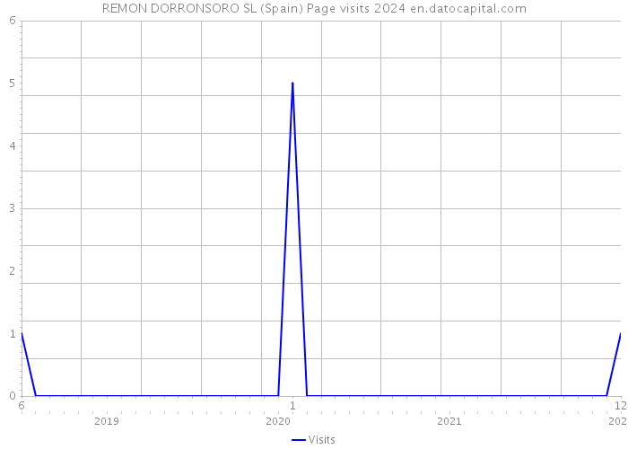 REMON DORRONSORO SL (Spain) Page visits 2024 