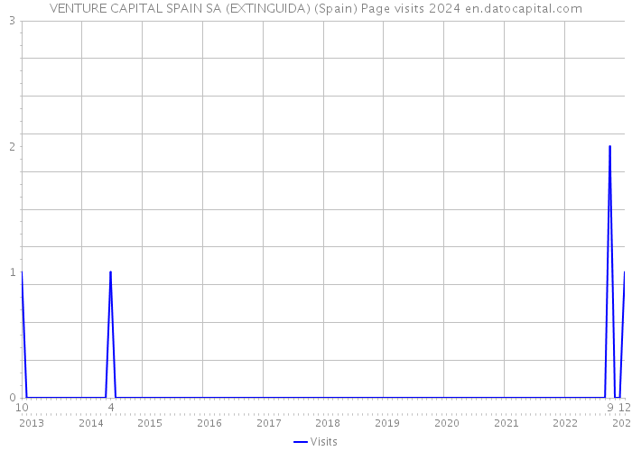 VENTURE CAPITAL SPAIN SA (EXTINGUIDA) (Spain) Page visits 2024 