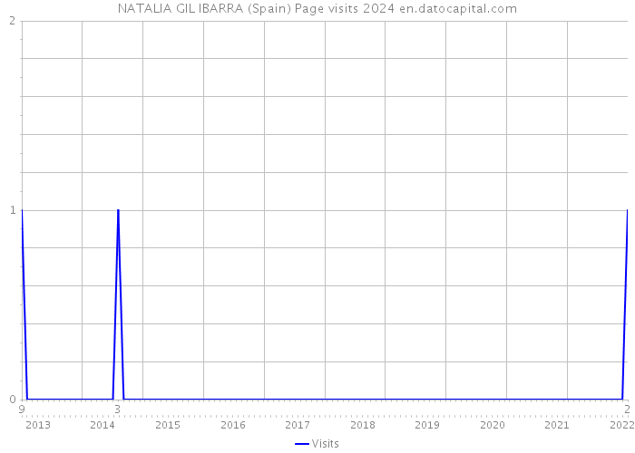 NATALIA GIL IBARRA (Spain) Page visits 2024 