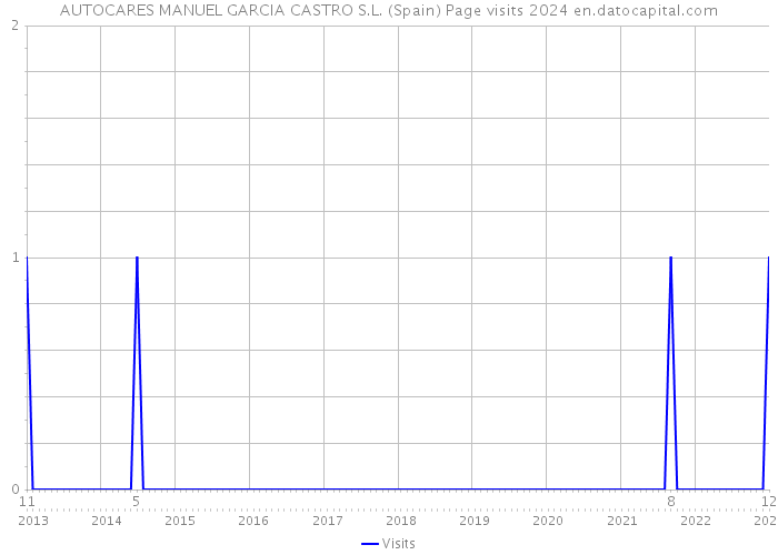 AUTOCARES MANUEL GARCIA CASTRO S.L. (Spain) Page visits 2024 