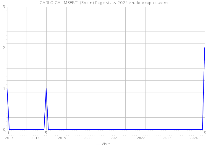 CARLO GALIMBERTI (Spain) Page visits 2024 