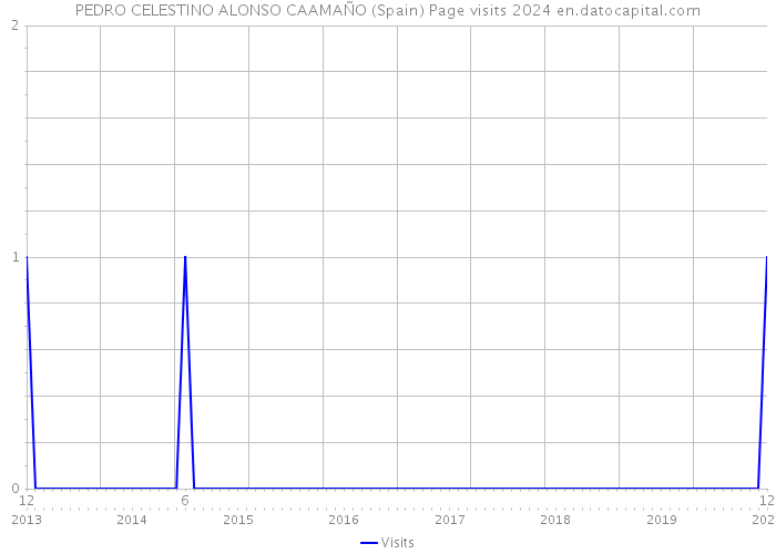 PEDRO CELESTINO ALONSO CAAMAÑO (Spain) Page visits 2024 