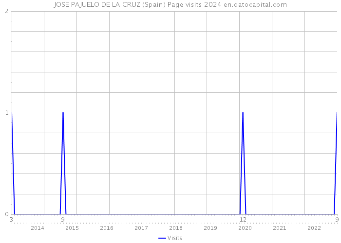JOSE PAJUELO DE LA CRUZ (Spain) Page visits 2024 