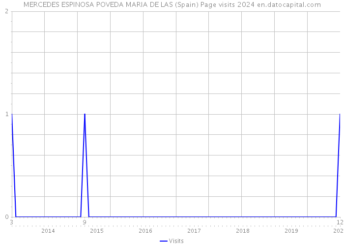 MERCEDES ESPINOSA POVEDA MARIA DE LAS (Spain) Page visits 2024 