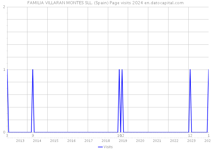 FAMILIA VILLARAN MONTES SLL. (Spain) Page visits 2024 