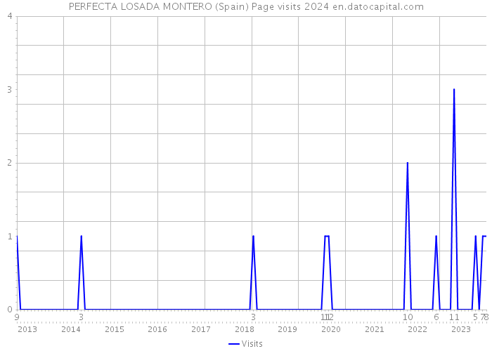 PERFECTA LOSADA MONTERO (Spain) Page visits 2024 