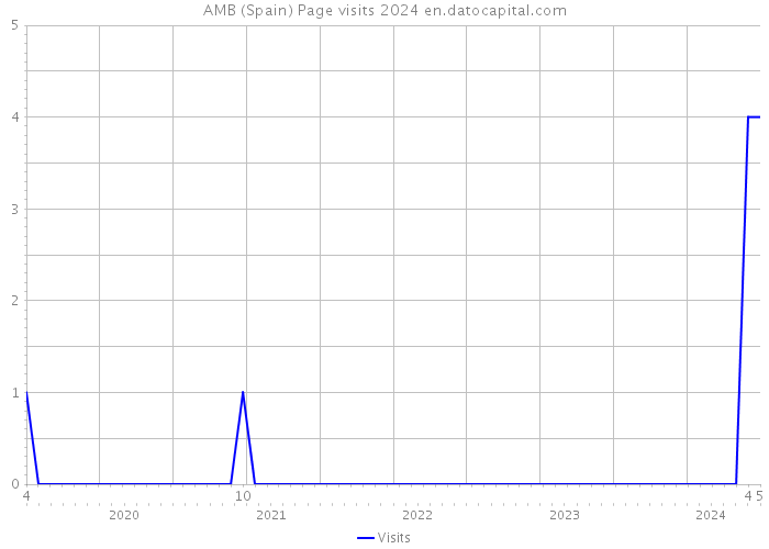 AMB (Spain) Page visits 2024 