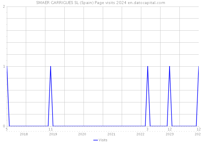 SMAER GARRIGUES SL (Spain) Page visits 2024 