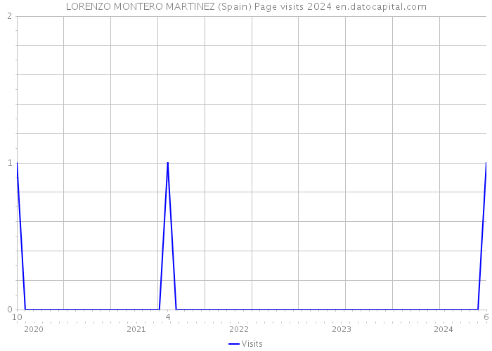 LORENZO MONTERO MARTINEZ (Spain) Page visits 2024 