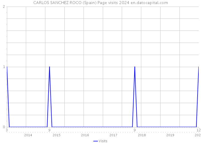 CARLOS SANCHEZ ROCO (Spain) Page visits 2024 