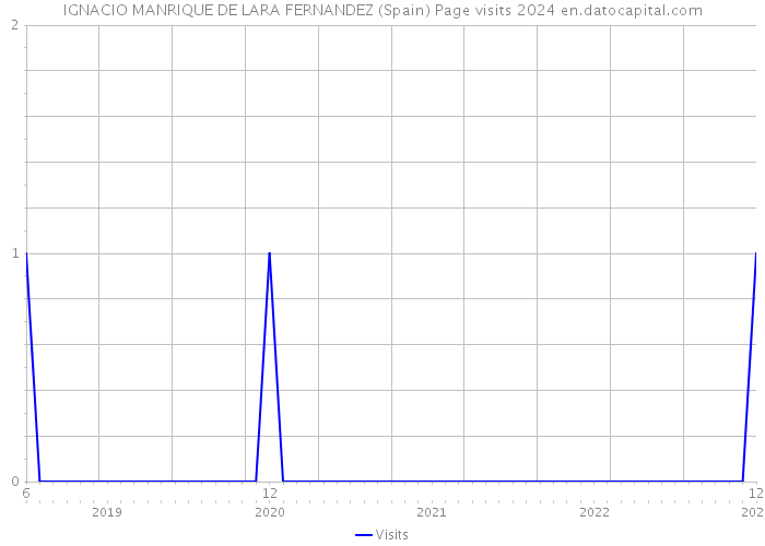 IGNACIO MANRIQUE DE LARA FERNANDEZ (Spain) Page visits 2024 